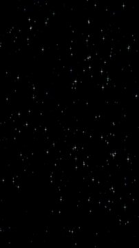 Wars vortex in a dark sky filled with white twinkling stars. Suitable for scifi vertical backgrounds or spacethemed designs.