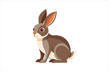 rabbit vector, icon vector illustration, rabbit silhouette of a rabbit isolated on a white background, eps, png, svg,  vector