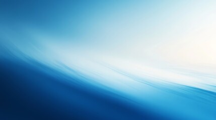 Abstract Blue Gradient With Soft Blending Shades Creating a Serene Atmosphere in a Contemporary Art Style