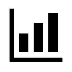Simple Bar Chart Data Icon Design