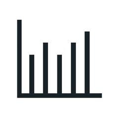 Simple Bar Chart Data Icon Design