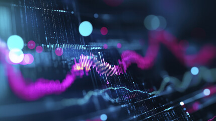 Dynamic infographic slide showcasing data visualization trends and analytics