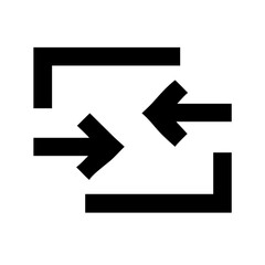 Transfer Workflow Arrows Icon Design