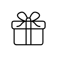 Wrapped Gift Box Package Icon Design