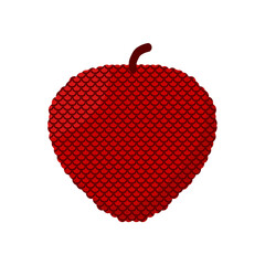 svg illustration of asian tropical fruits
