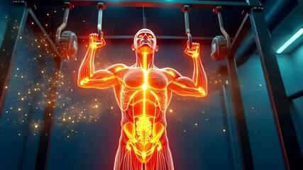Muscles big, Strength training, Bodybuilding growth. Muscle anatomy. Muscles glow during heavy lifts. Protein synthesis boosts muscle recovery. Exercise longevity increases stamina gains.