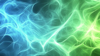 Obraz premium Colorful Swirling Abstract Design in Vibrant Shades of Blue and Green With a Glowing Texture Displayed Against a Dark Background
