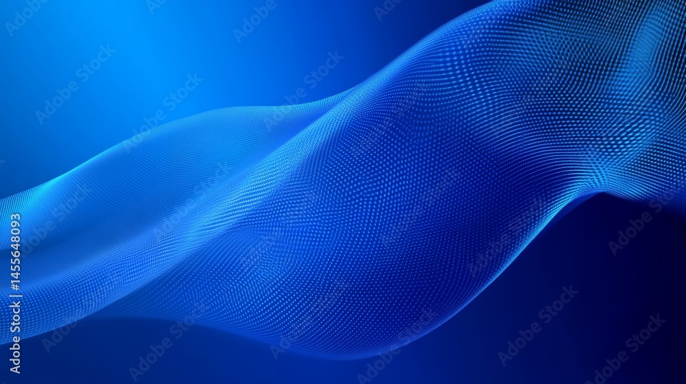 Aufkleber Visual Representation of Data Flow With Glowing Bars and Digital Patterns in a Futuristic Setting