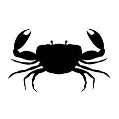 Black crab Silhouette 