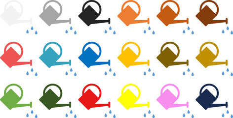 じょうろのグラフィック素材イラスト © くろねこ