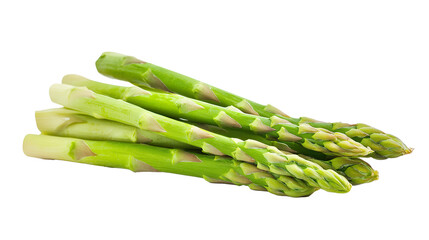 Asparagus Isolated in White background, Full size Vegetable