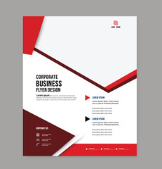 Corporate card template with special design	