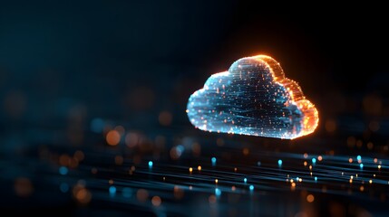The Holographic Cloud Computing Illustration A Comprehensive Exploration of Modern Digital Infrastructure and Cloud Based Technologies with Advanced Visualizations and Future Trends