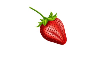 Strawberry  in Side View