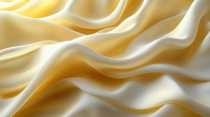 Obraz premium Creamy silk fabric drapes