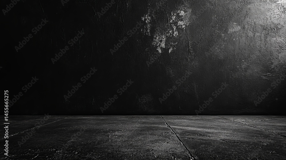 Poster dark textured background with a gradient effect and subtle shadows creating a dramatic atmosphere su