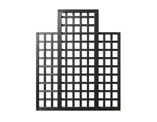 Fototapeta premium Black Metal Trellis Screen