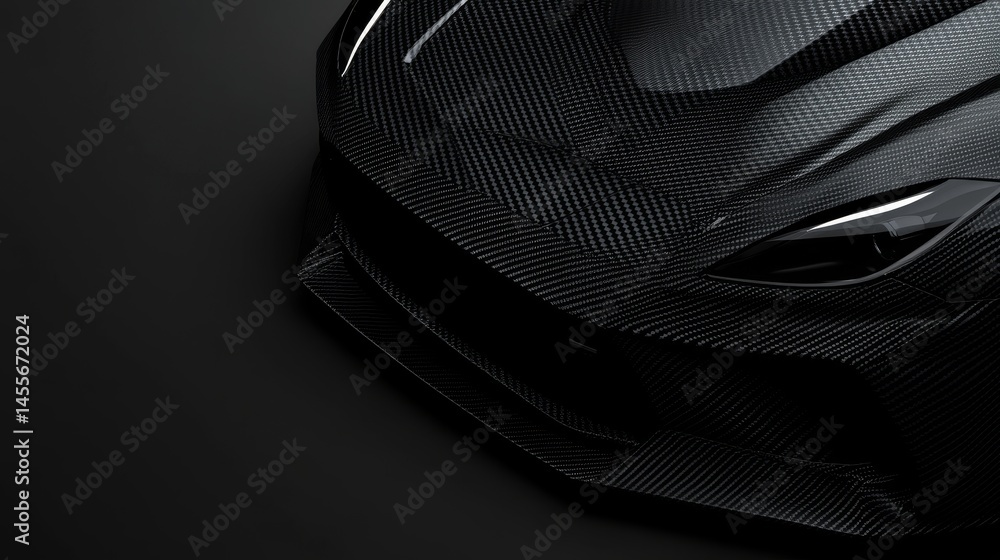 Poster surface of smooth black material showcases intricate wave patterns and textures in a modern, abstrac