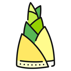 Asparagus Filled line Icon