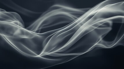 Fototapeta premium Elegant Soft Black Fabric Draped With Graceful Folds Creates an Inviting Depth and Texture Suitable for Various Artistic Applications and Designs