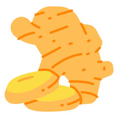 Ginger Flat vector