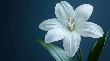 Obraz premium Delicate white lily