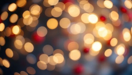 an abstract festive lights background for christmas and new year, featuring bokeh and blinking lights