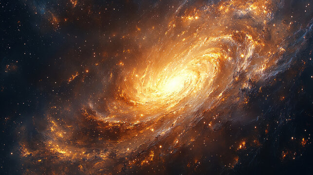 A cosmic canvas, where swirling galaxies danced like ethereal brushstrokes against the backdrop of a star-studded universe, a testament to humanity's boundless curiosity and exploration of the 