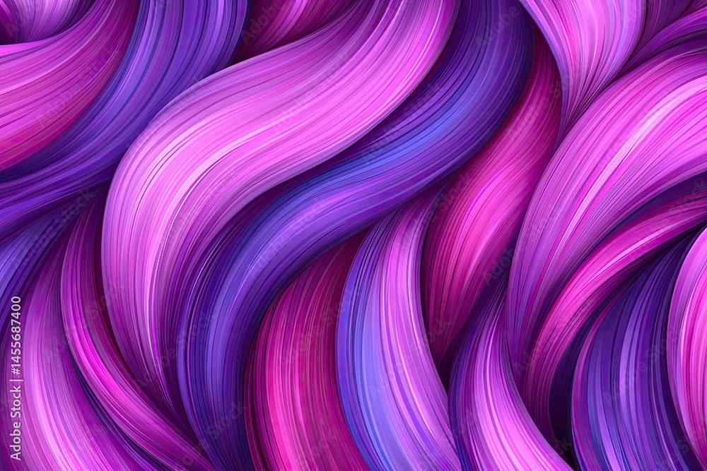 Poster abstract wavy strands of vibrant purple and pink hues create a dynamic and flowing visual effect. th