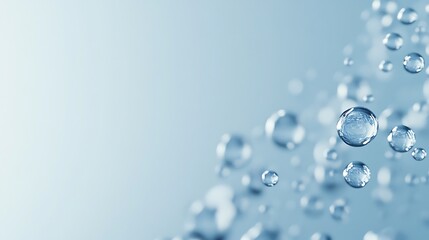 3d rendering of human cells in a blue background, A group of pink and blue cells, identified as stained potato starch grains, are observed under a microscope at 1000x magnification. The cells exhibit 