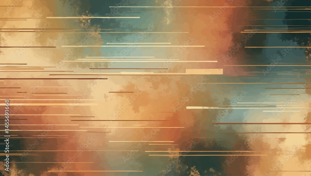 Aufkleber abstract vintage seamless background with warm soft lines and gradient transitions
