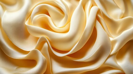 Obraz premium Elegant, flowing, pale gold fabric