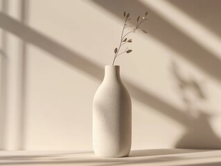 White vase with shadows © xoan