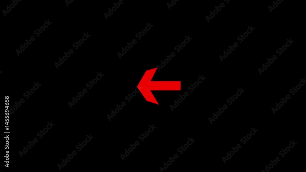Poster green directional arrow icon.direction arrow icon animation ,down and up arrow animation concept