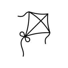 Kite  icon vector stock illustration