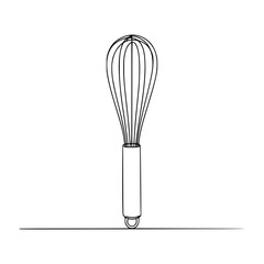 Whisk Line Art