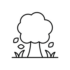 Tree  icon vector stock illustration