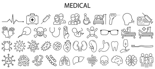 Explore various Medical Icons and Symbols crucial for effective Healthcare Design and communication