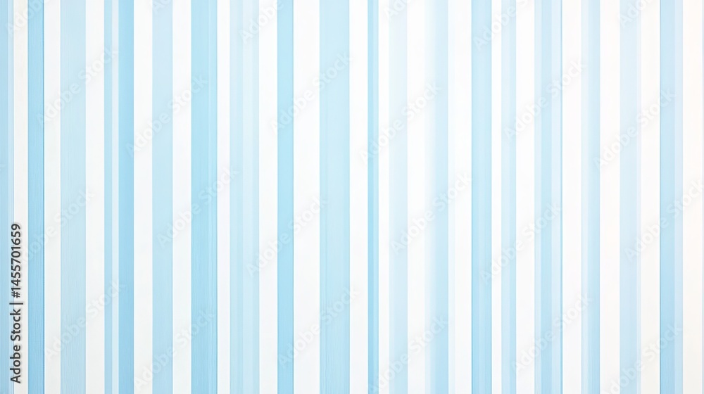 Poster background with vertical light blue and white stripes creating a soft and calming atmosphere suitabl