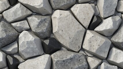 Natural granite stone texture, speckled pattern with black, grey, and white minerals, rough surface, high-resolution top-down view, seamless realistic texture for architecture