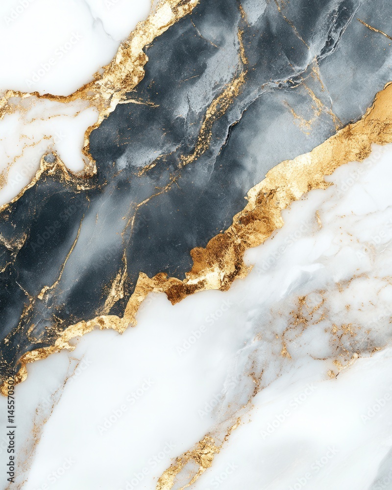 Poster elegant marble texture with gold accents creating a luxurious and sophisticated design element for b