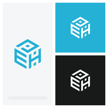 EPH Letters Modern Logo Vector