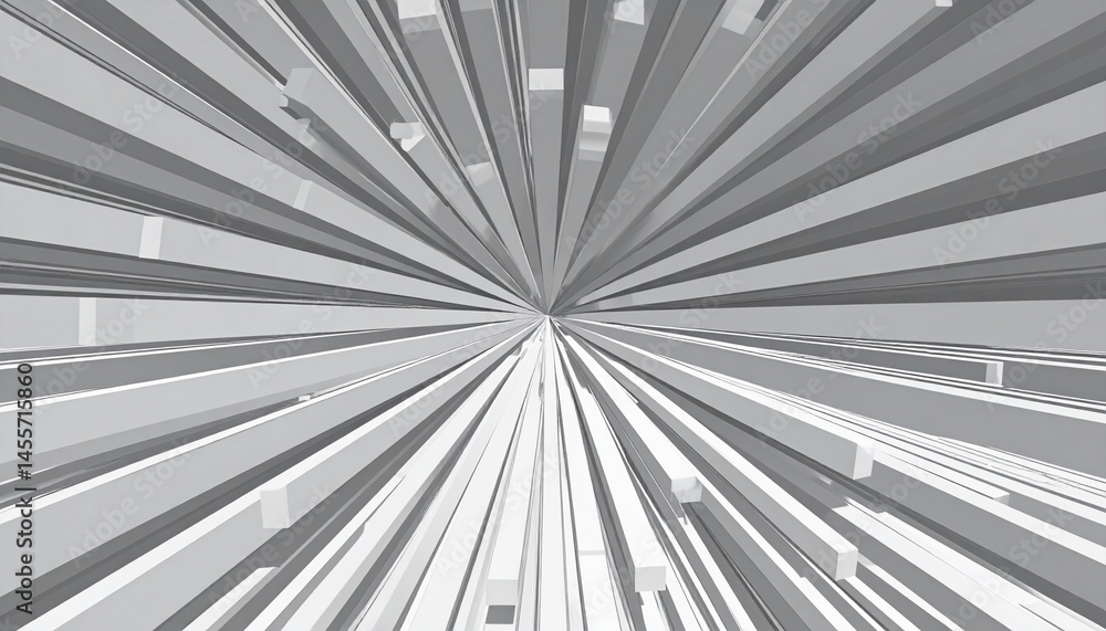Poster dynamic geometric patterns in abstract digital art virtual space visual content creative environment
