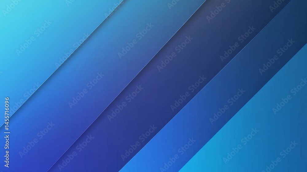 Poster waves of deep blue flowing gently, creating a tranquil abstract design in a minimalist artistic styl