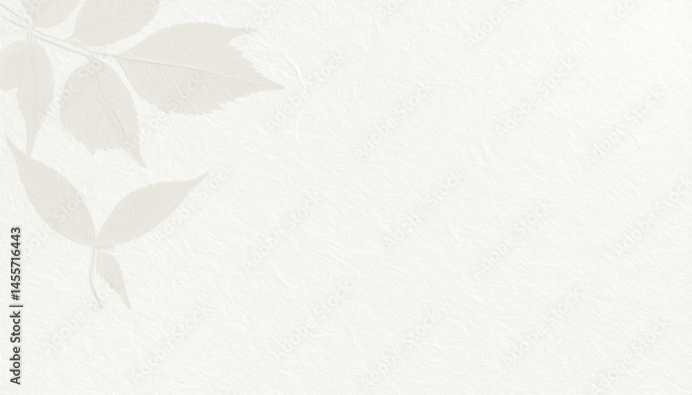 Poster nature leaves background minimalist design soft color palette tranquil environment artistic viewpoin