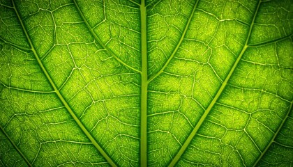 Exploring the intricate veins of a green leaf nature close-up botanical environment macro view organic concept