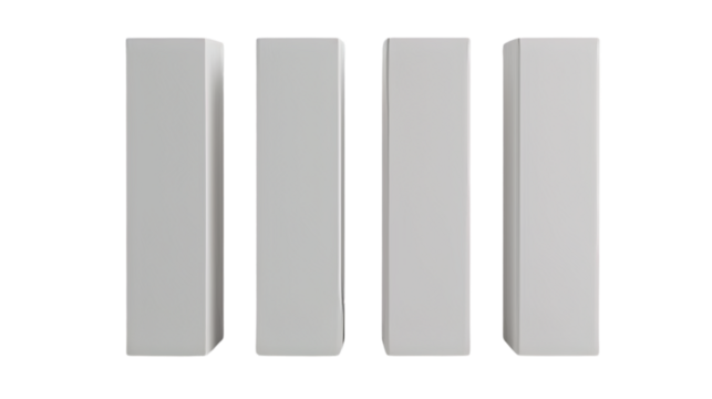 Business cards feature a sleek, simple design, PNG, created with Generative AI