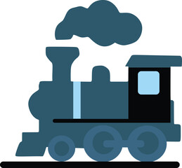 toy train isolated on white