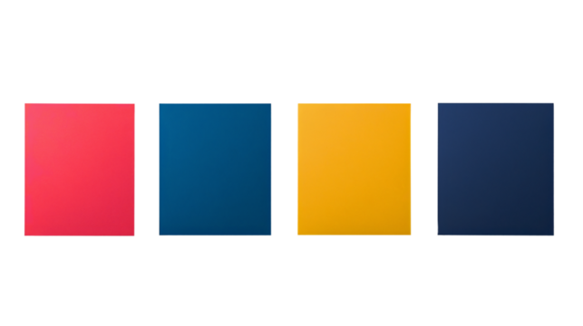 Explore modern and colorful design templates for brochures, PNG, created with Generative AI