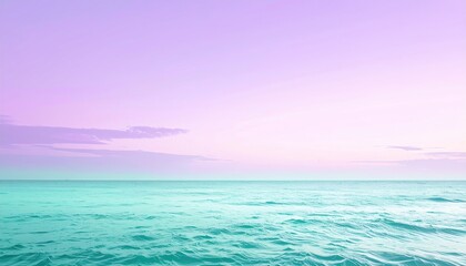 Obraz premium Tranquil ocean waves at dusk serene seascape landscape photography calm environment wide-angle view peaceful nature concept